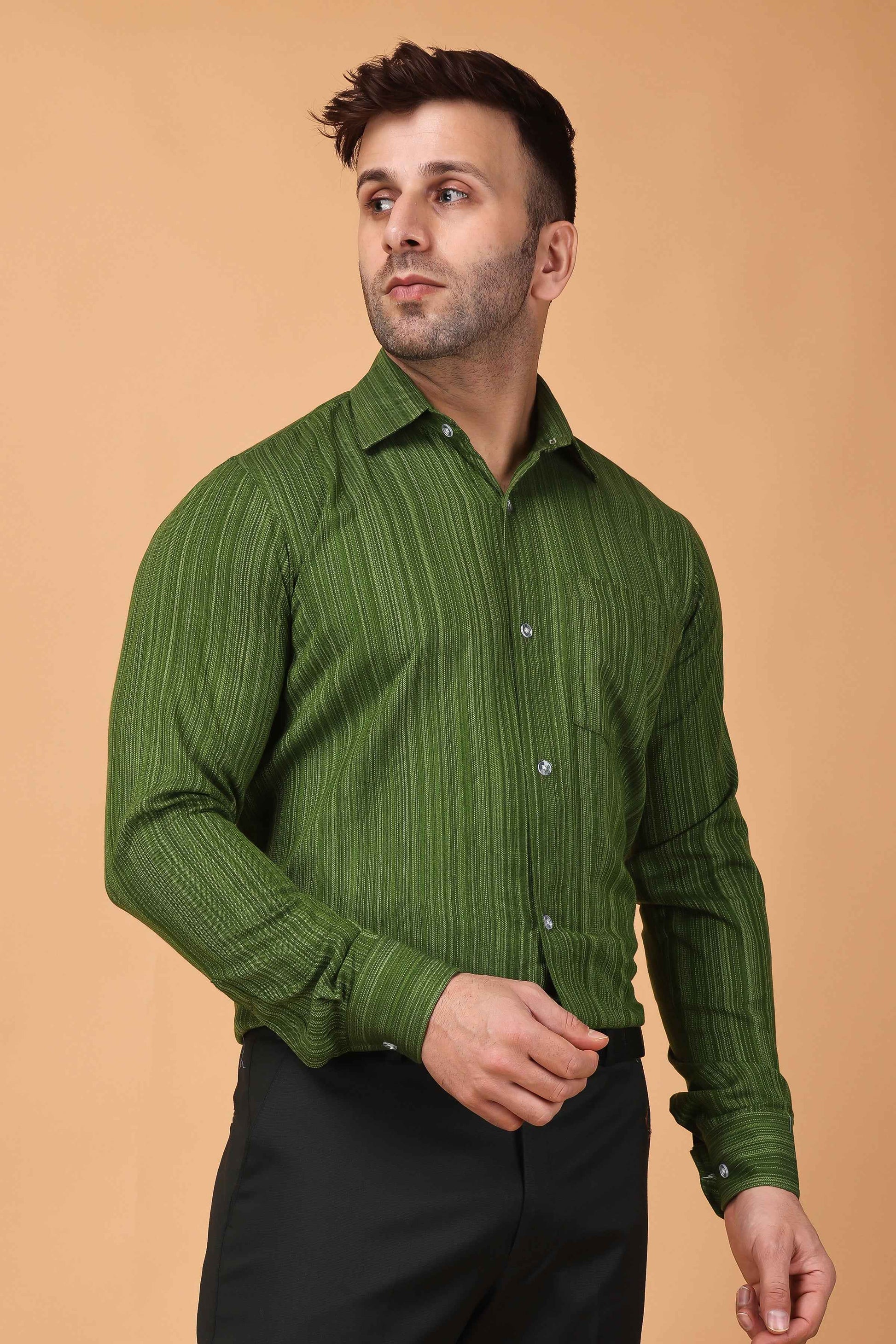 Buy Plus Size ​Wild Flower Woollen Shirt At Apella | Sizes XS to 10 XL | India | Free Delivery | Customized