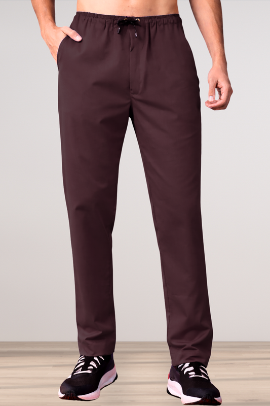 Windsor Wine Solid Stretch Track Pants
