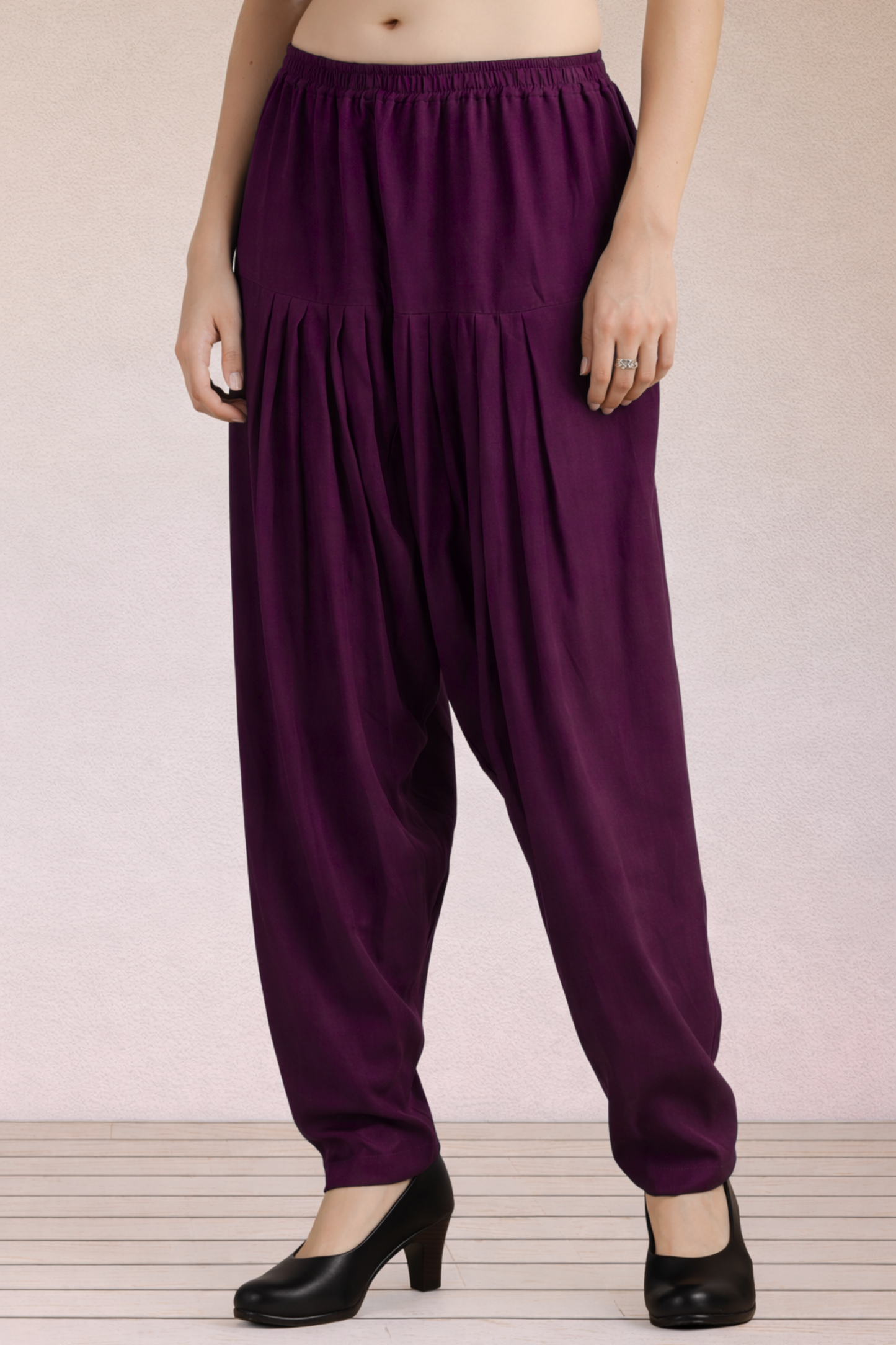 Wine Easy Fit Rayon Salwar