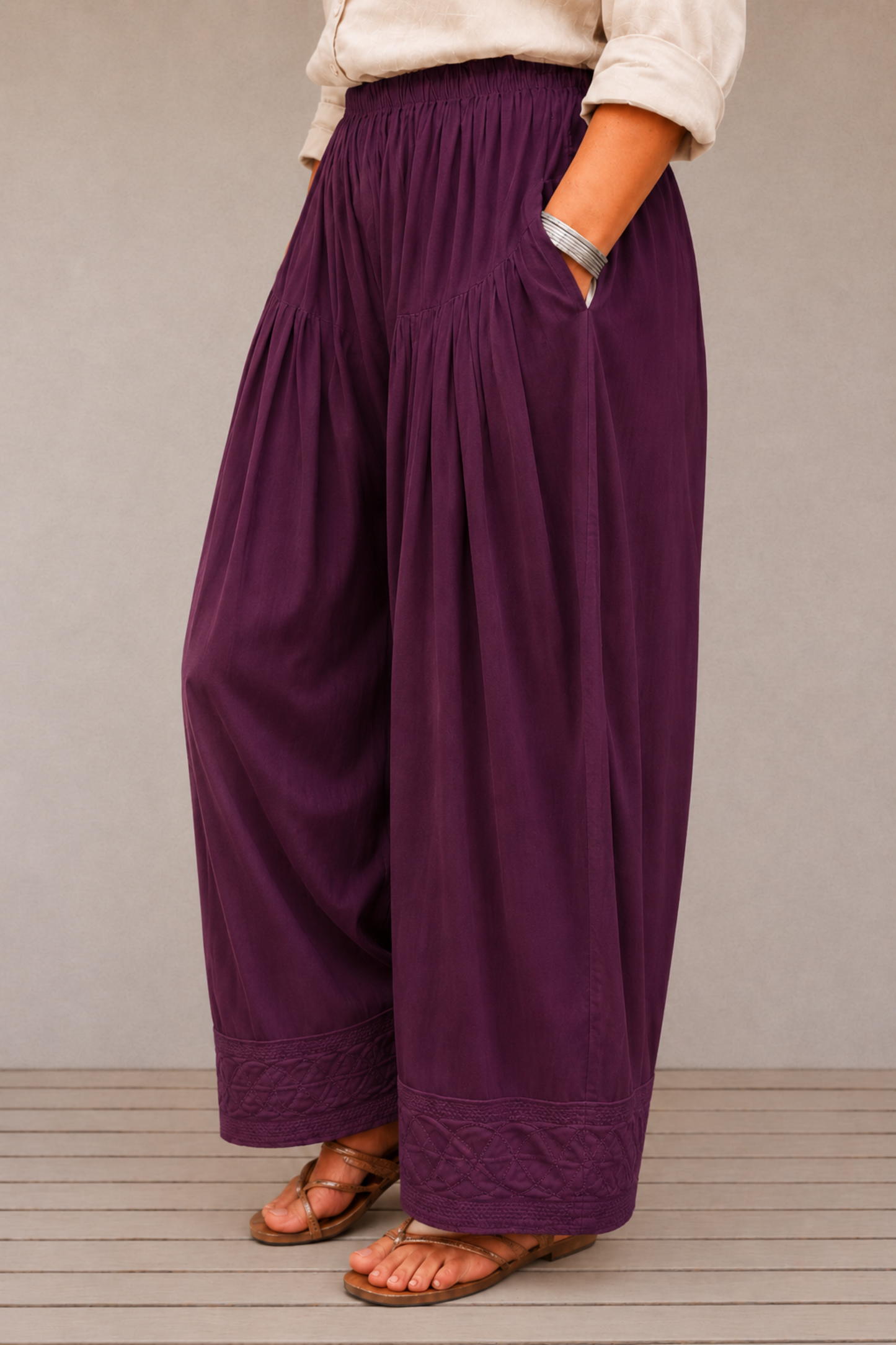 Wine Rayon Farshi Salwar