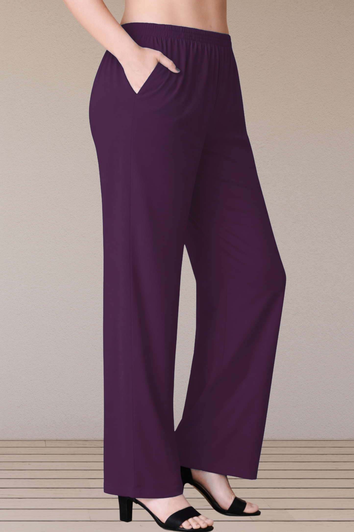 Wine Rayon Kurti Pant