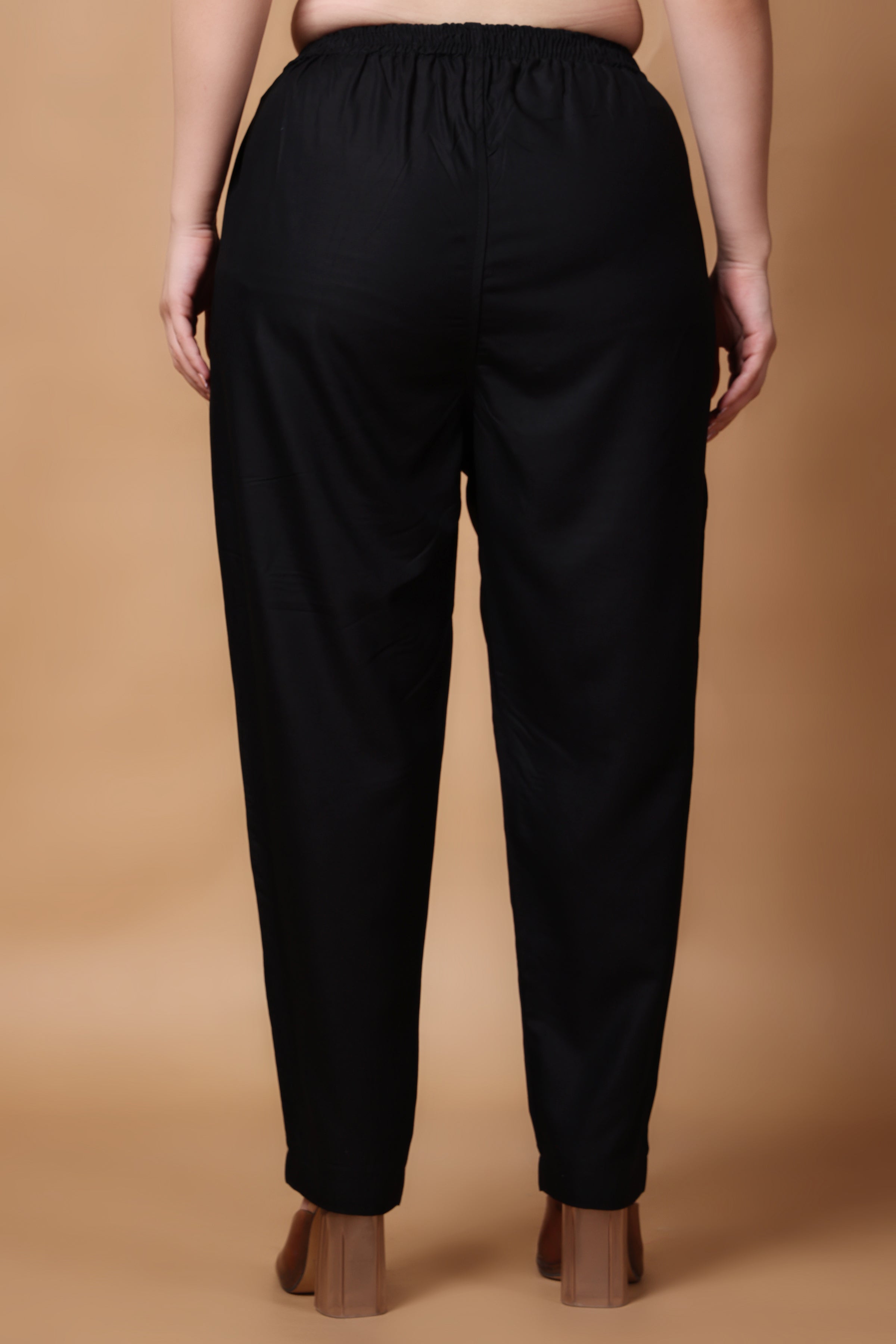 MADAME Relaxed Fit Navy Palazzo Pants  Buy COLOR Navy Plazo Online for   Glamly