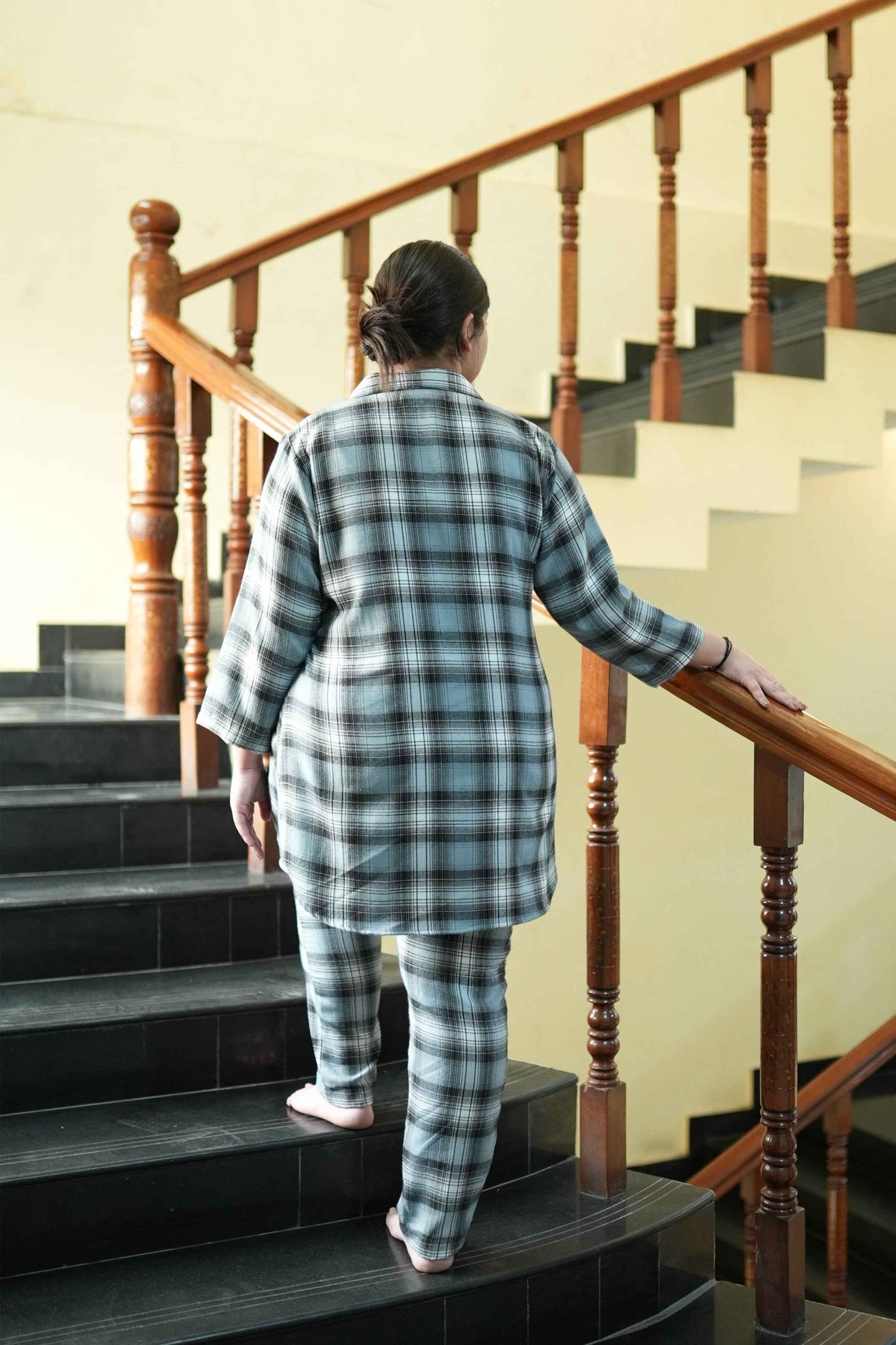 Buy Plus Size ​Dreamy Drizzle Woollen Night Suit At Apella | Sizes XS to 10 XL | India | Free Delivery | Customized