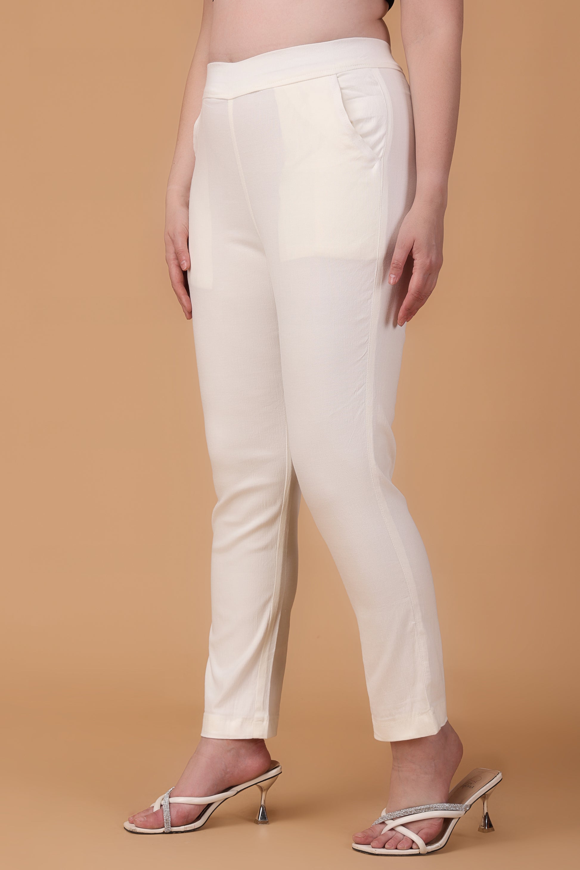 White Lycra Pants
