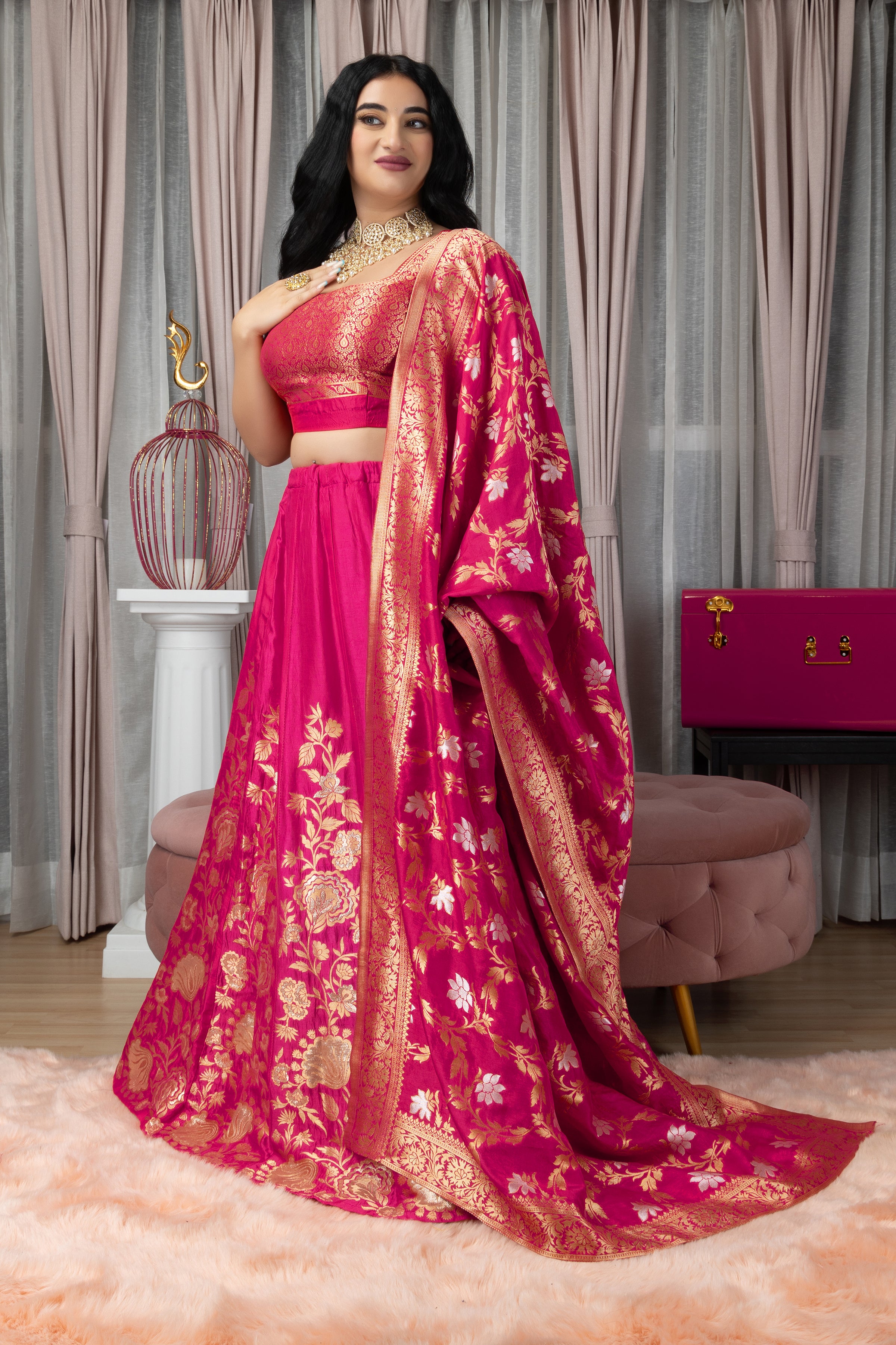 Floral Wedding Designer lehenga choli for Women - sethnik.com