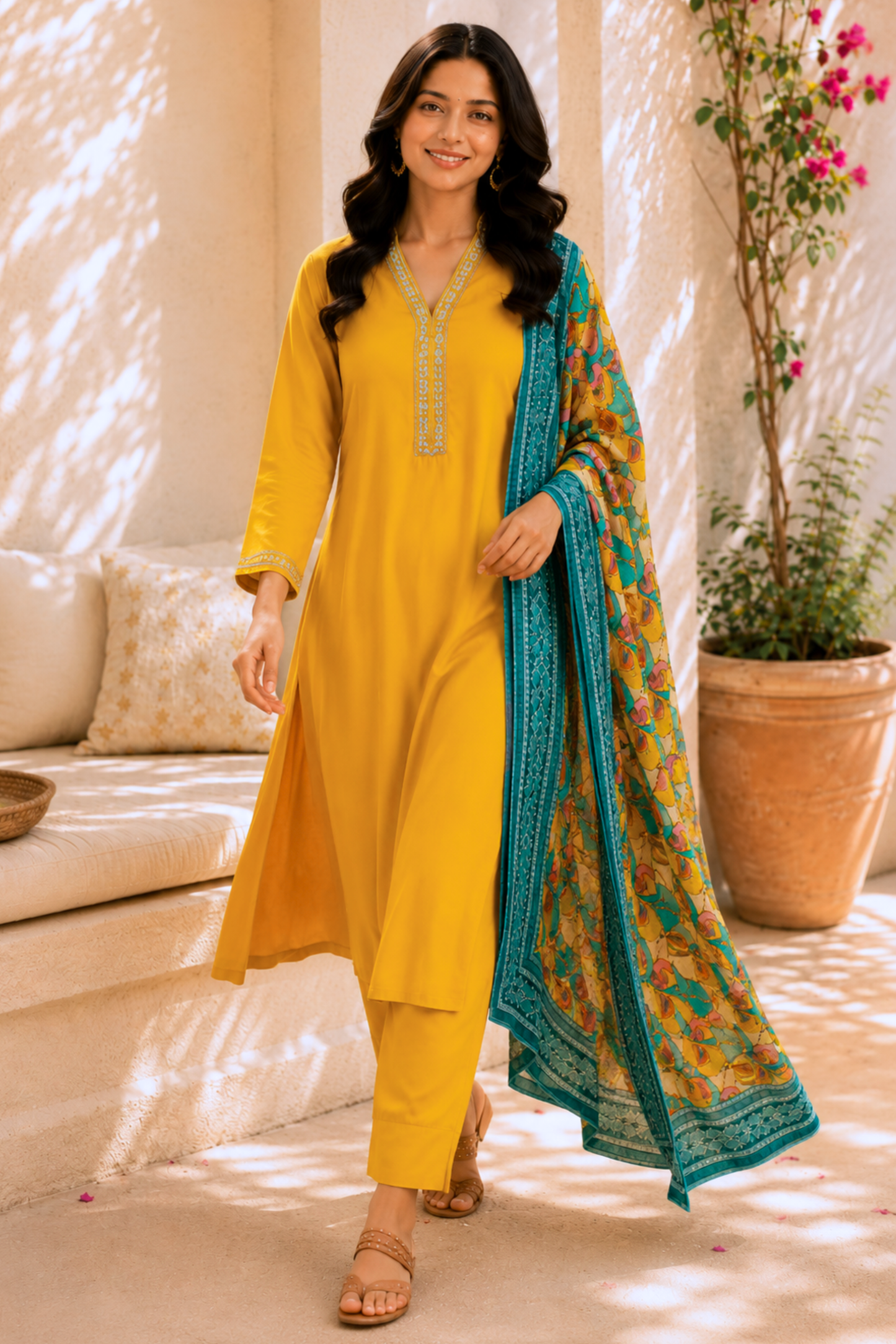 Mustard Gold Everyday Suit Set