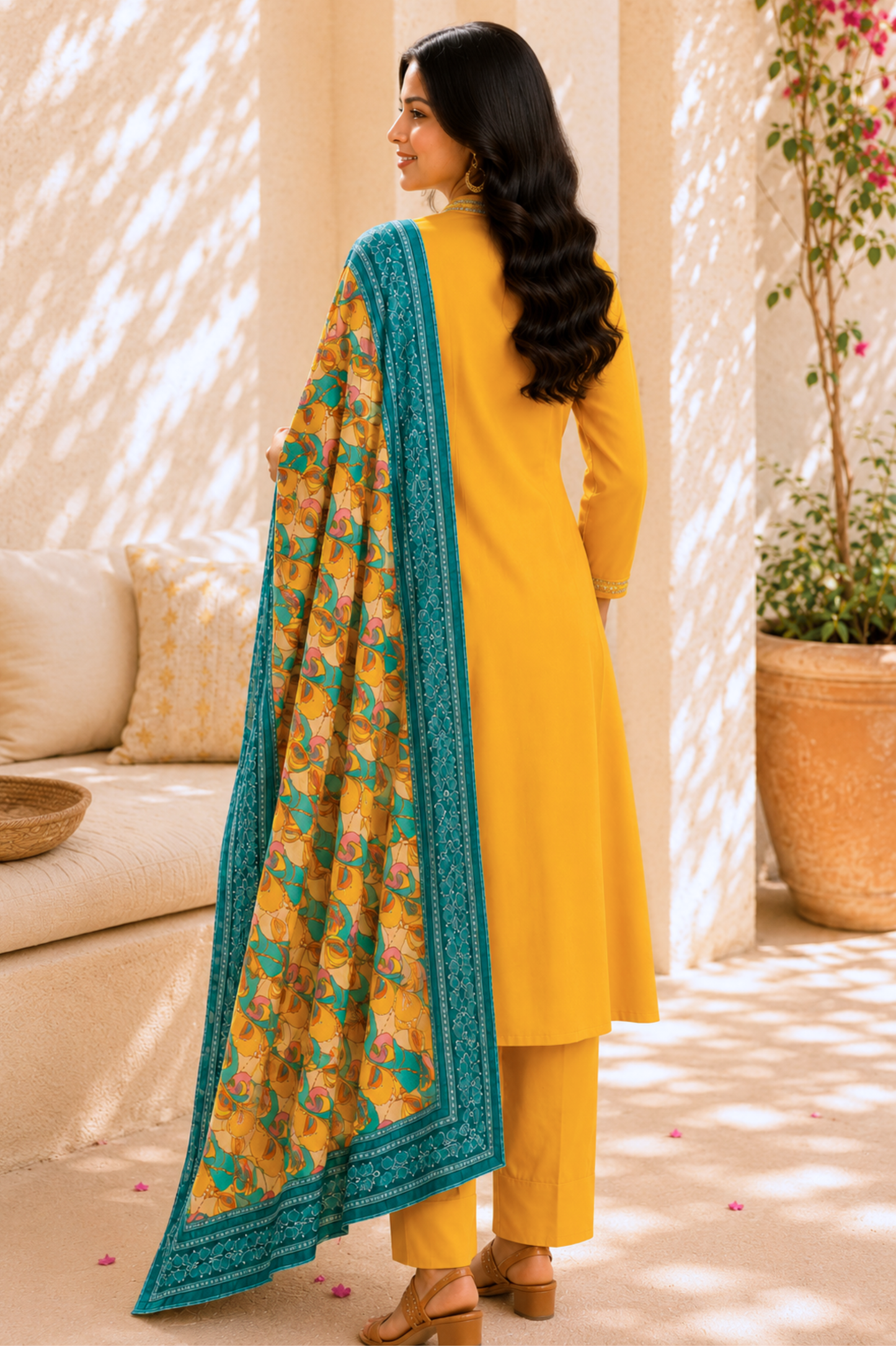 Mustard Gold Everyday Suit Set