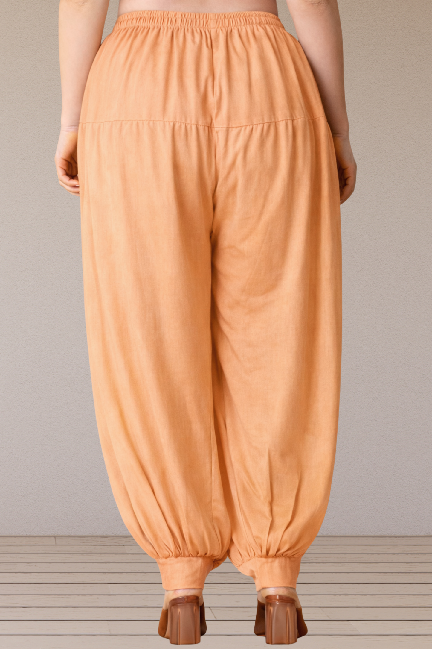 Apricot Rayon Afghani Salwar