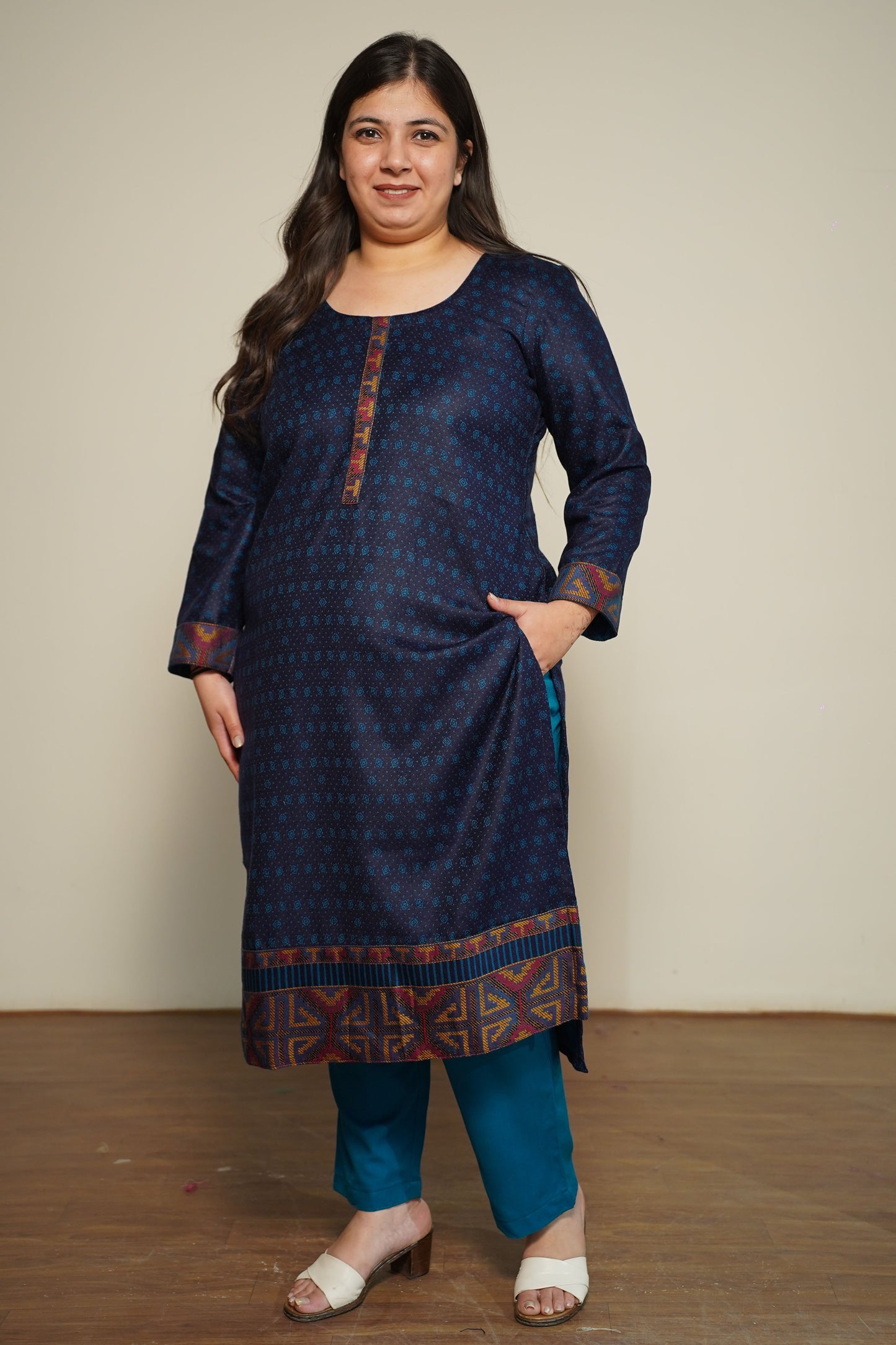 Arctic Aura Woollen Kurta