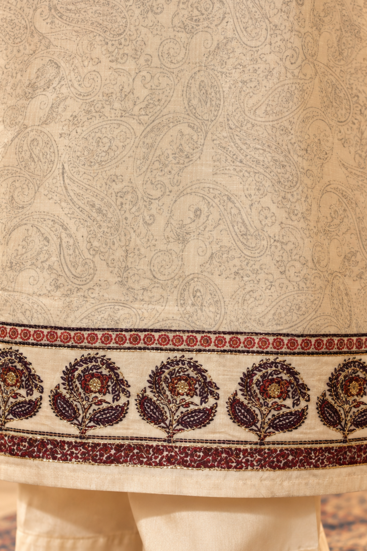 Shaahi Tukda Fancy Suit With Aari Work
