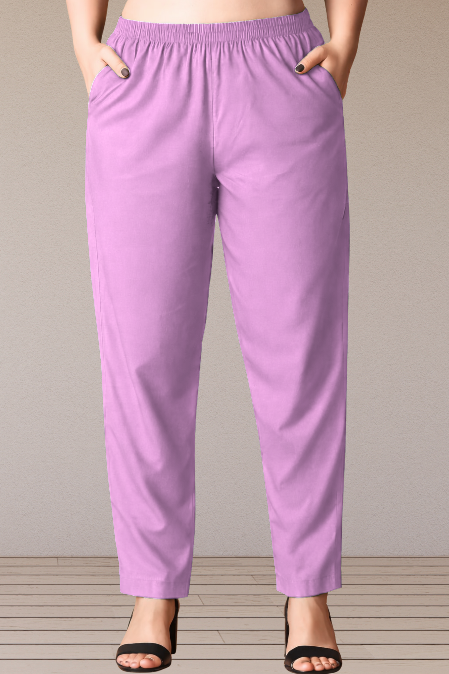 Berry Pink Cotton Kurti Pant
