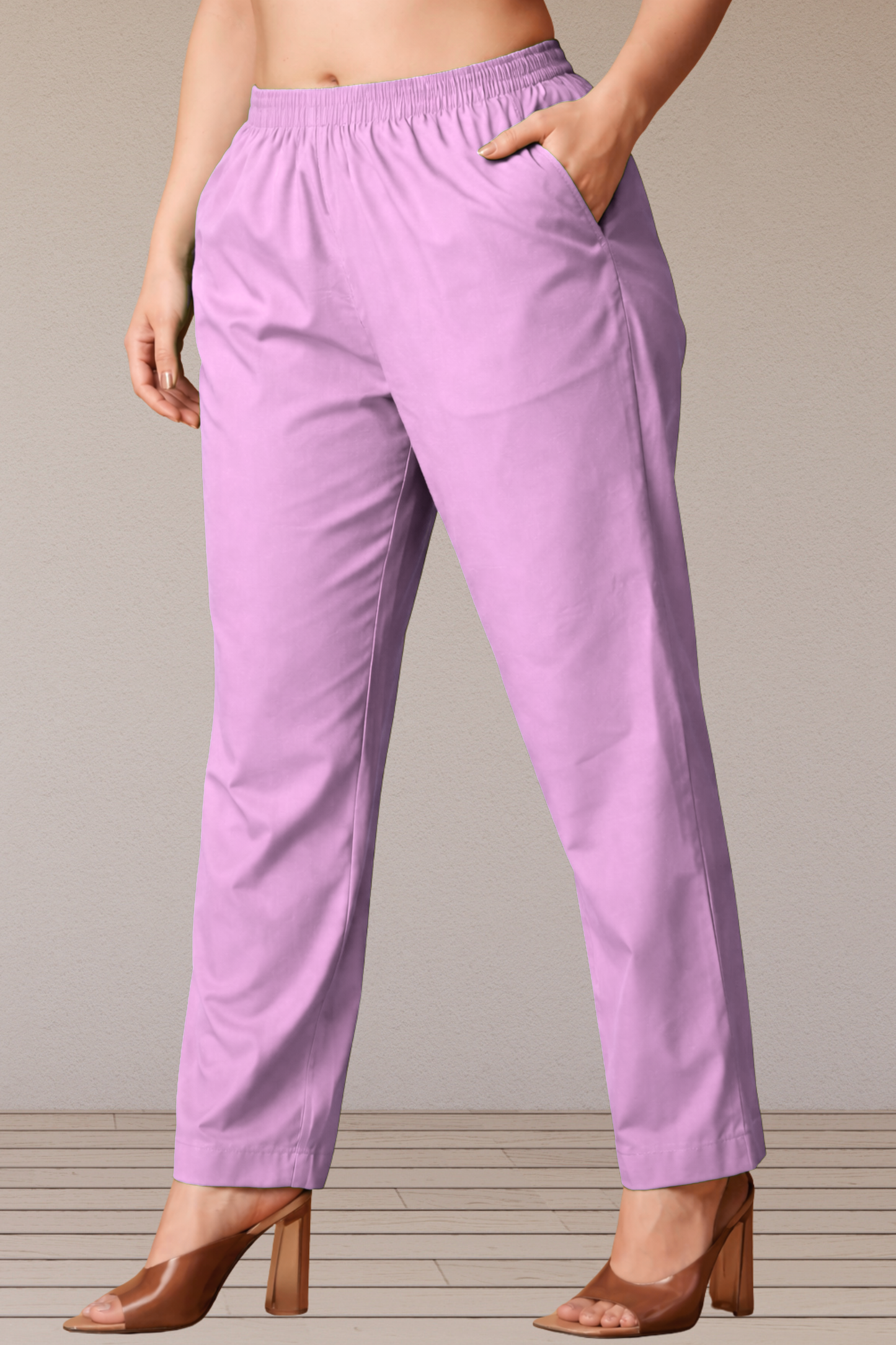 Berry Pink Cotton Kurti Pant