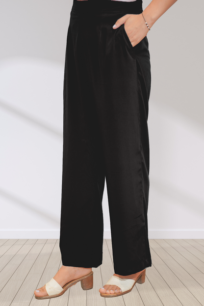 Black All Day Flared Pants
