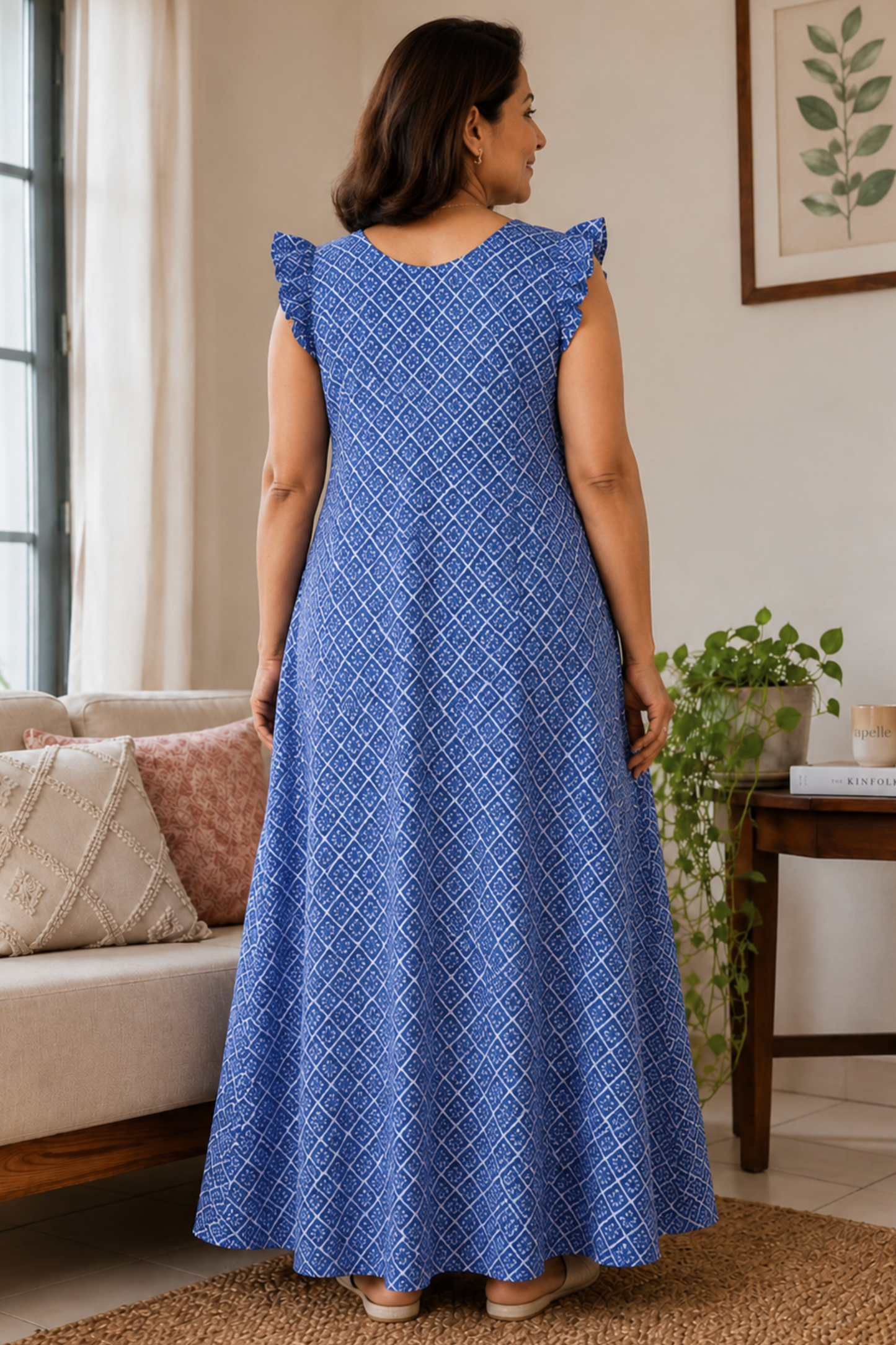 Blue Atelier Rayon Lounge Dress