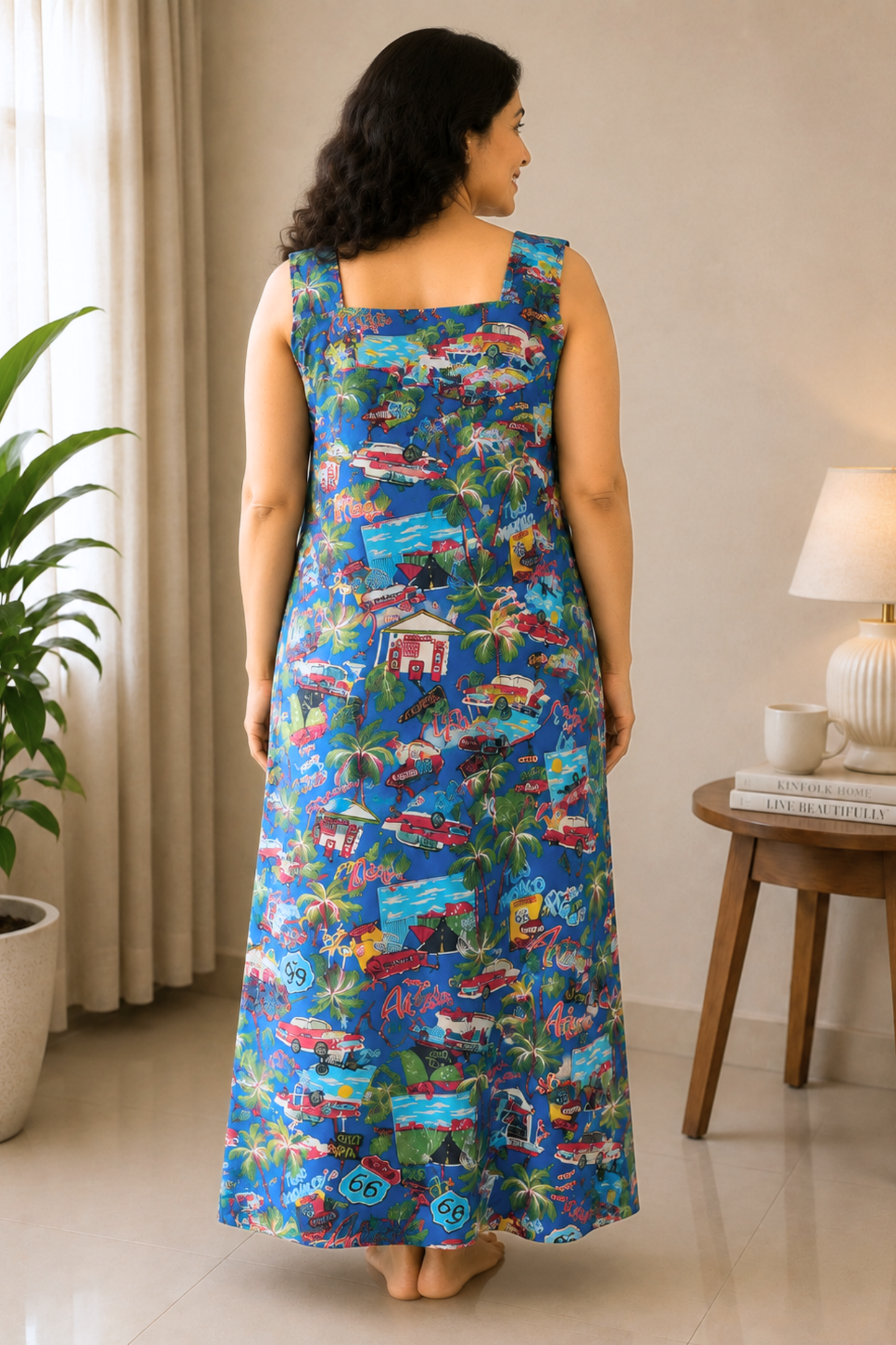 Coastal Drive Rayon Night Gown