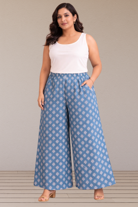 Indigo Summer Rayon Lounge Pants
