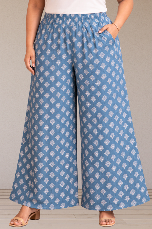 Indigo Summer Rayon Lounge Pants