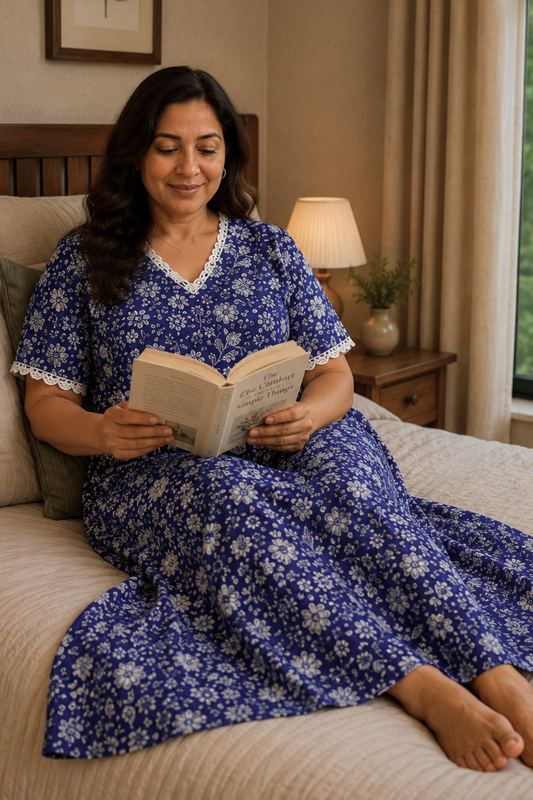 Bluebell Breeze Rayon Night Gown