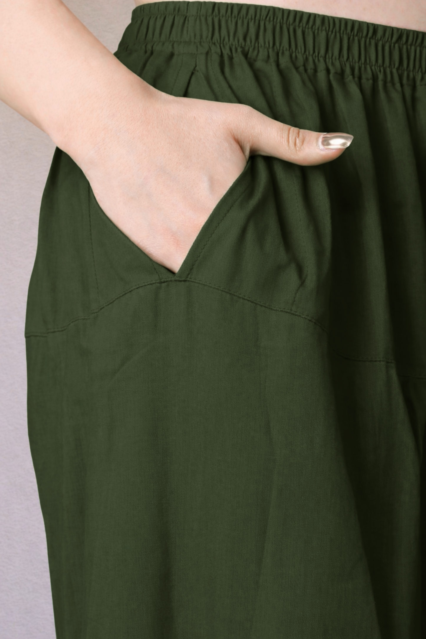 Mehendi Green Rayon Afghani Salwar