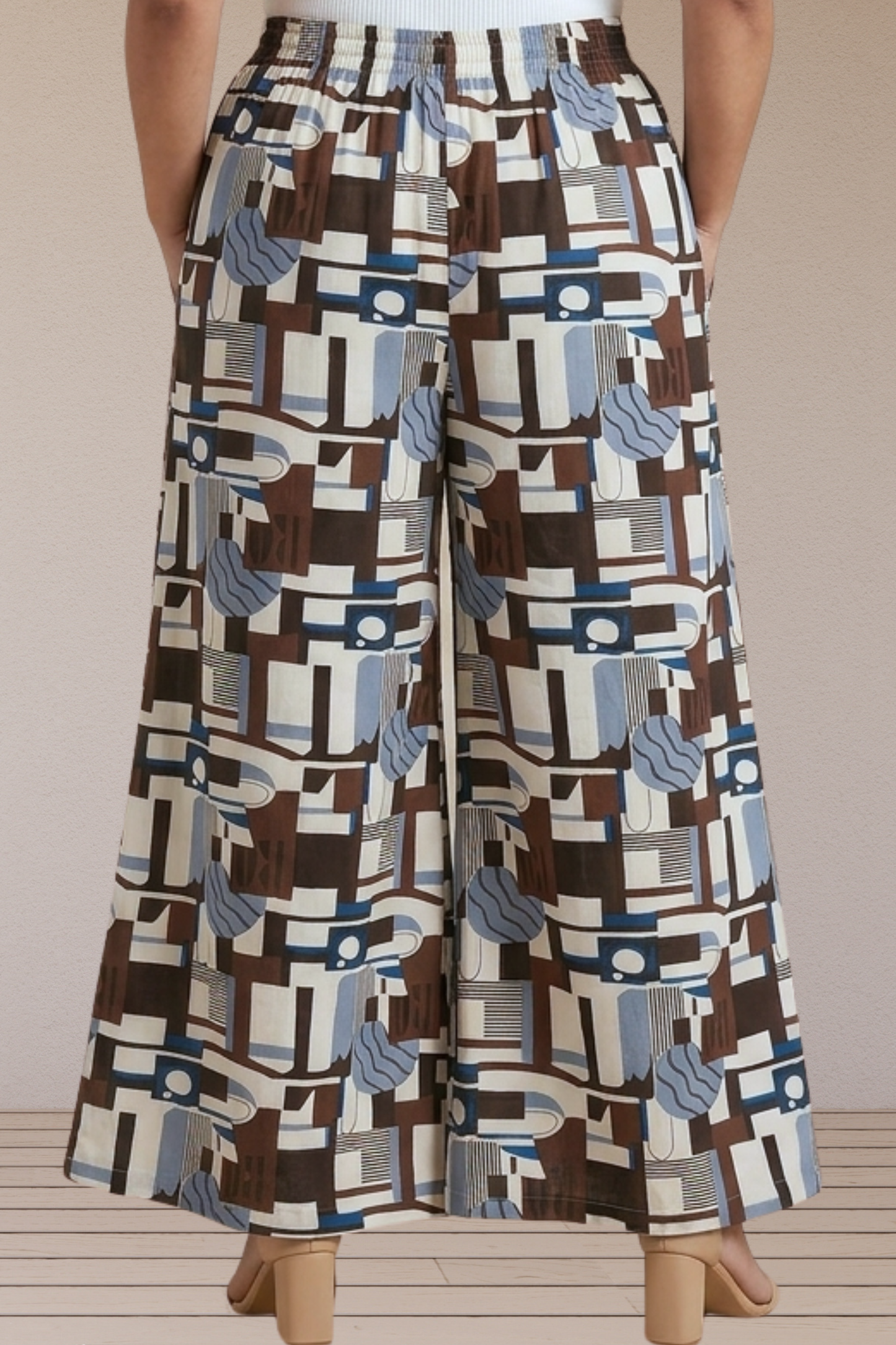 Indigo Mosaic Rayon Lounge Pants