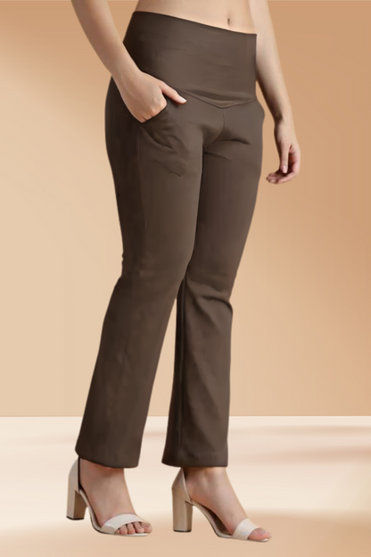 Buy High Waisted Pants & Tummy Tucker Plus Size Pants For Women - Apella