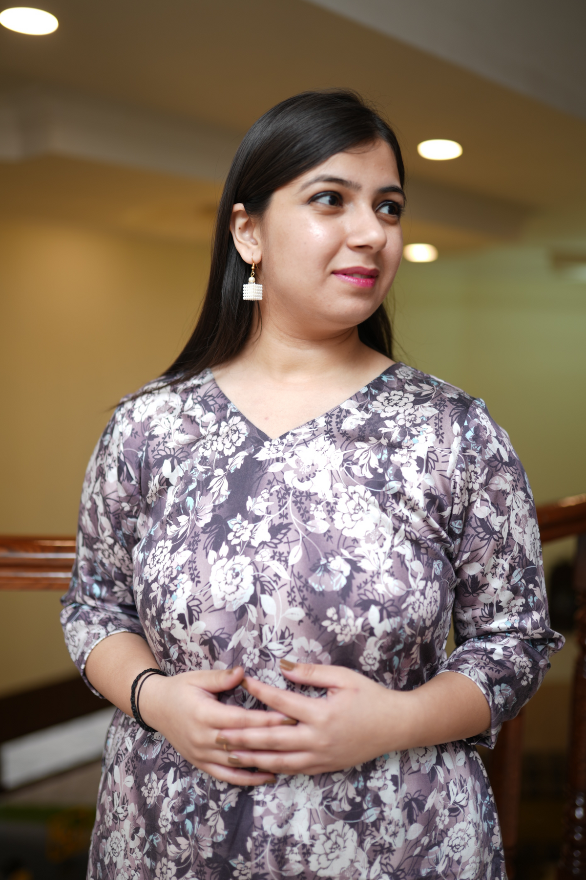 Buy Plus Size ​Burgundy Charm A-line Kurta Set At Apella | Sizes XS to 10 XL | India | Free Delivery | Customized