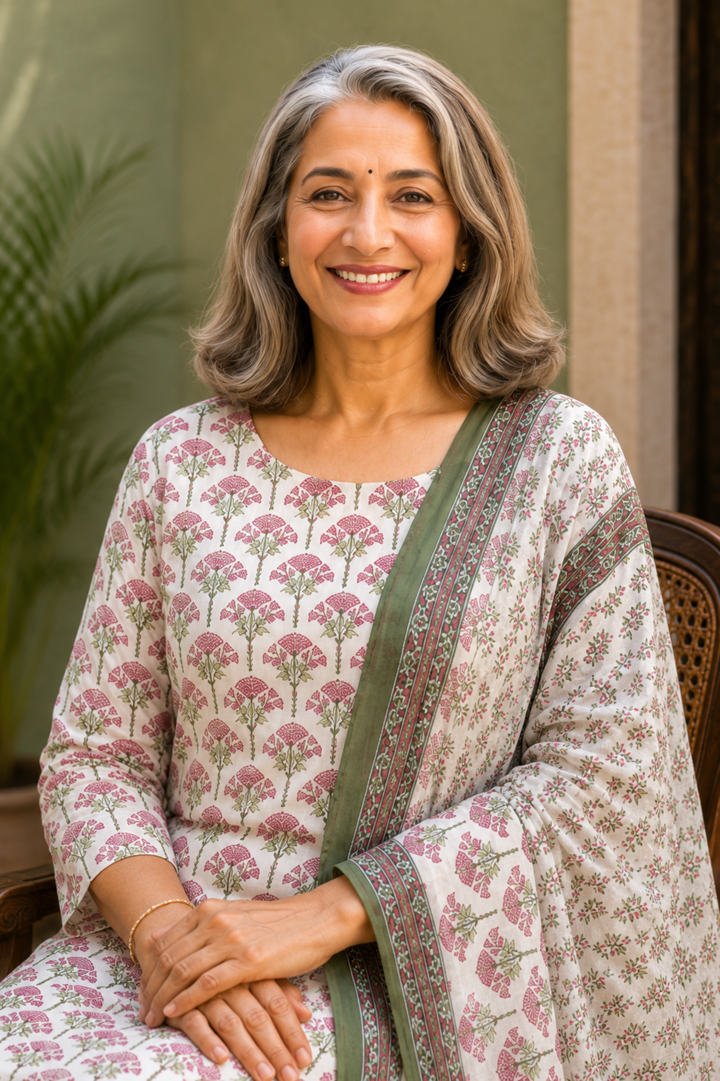 Cottage Garden Cotton Salwar Suit