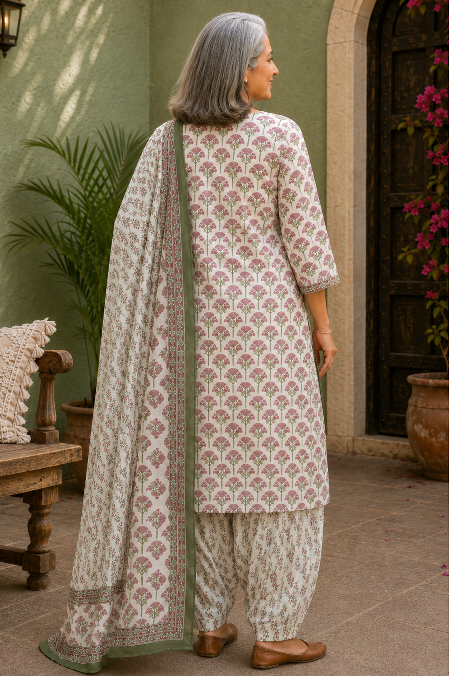 Cottage Garden Cotton Salwar Suit