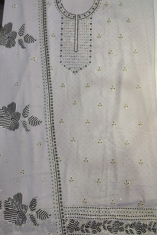 Diamond Grey Crushed Shimmer Suit