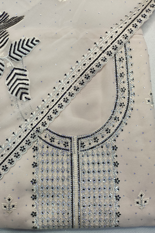 Diamond Peach Crushed Shimmer Suit