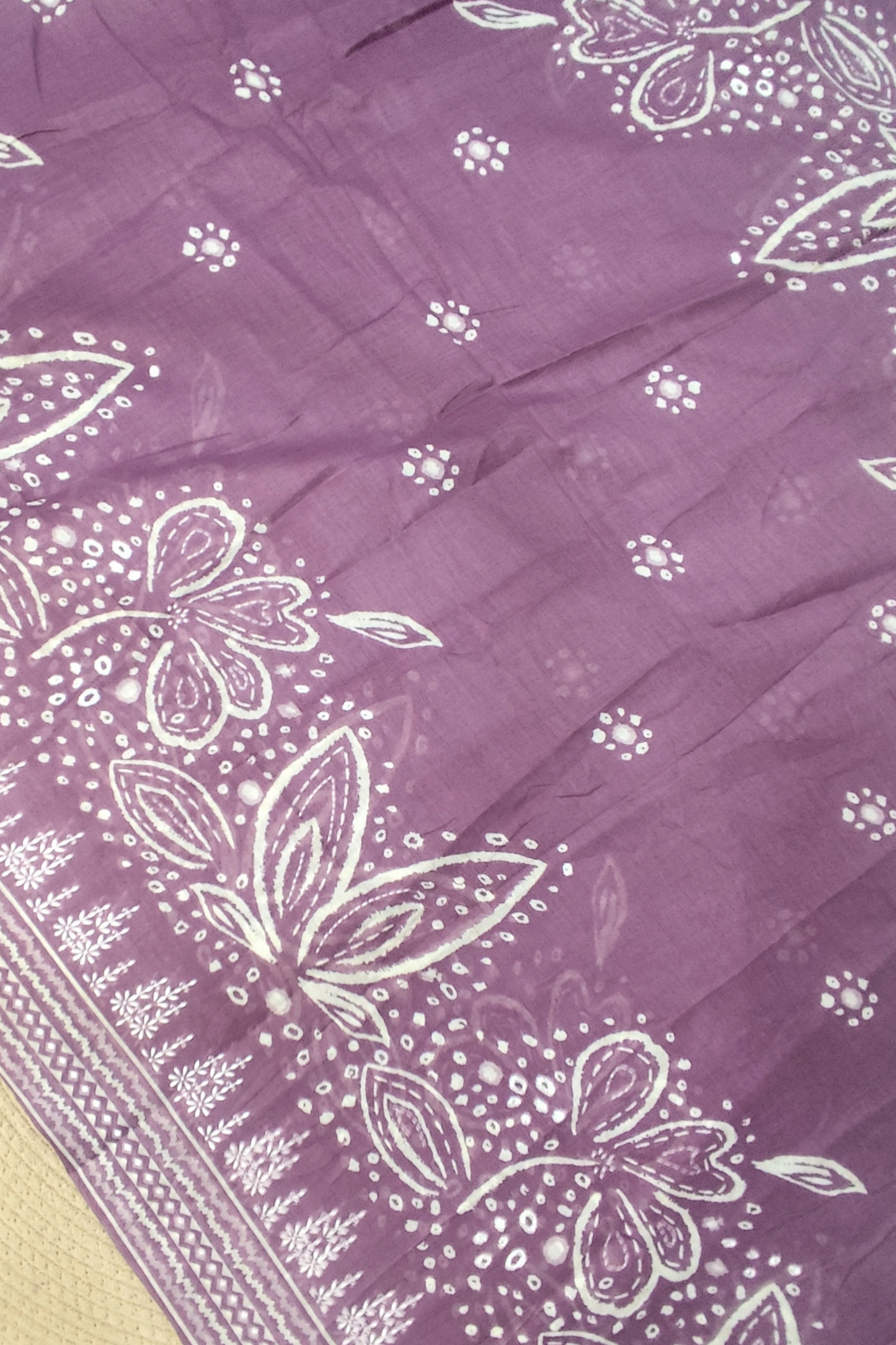 Dusty Peony Mul Cotton Dupatta
