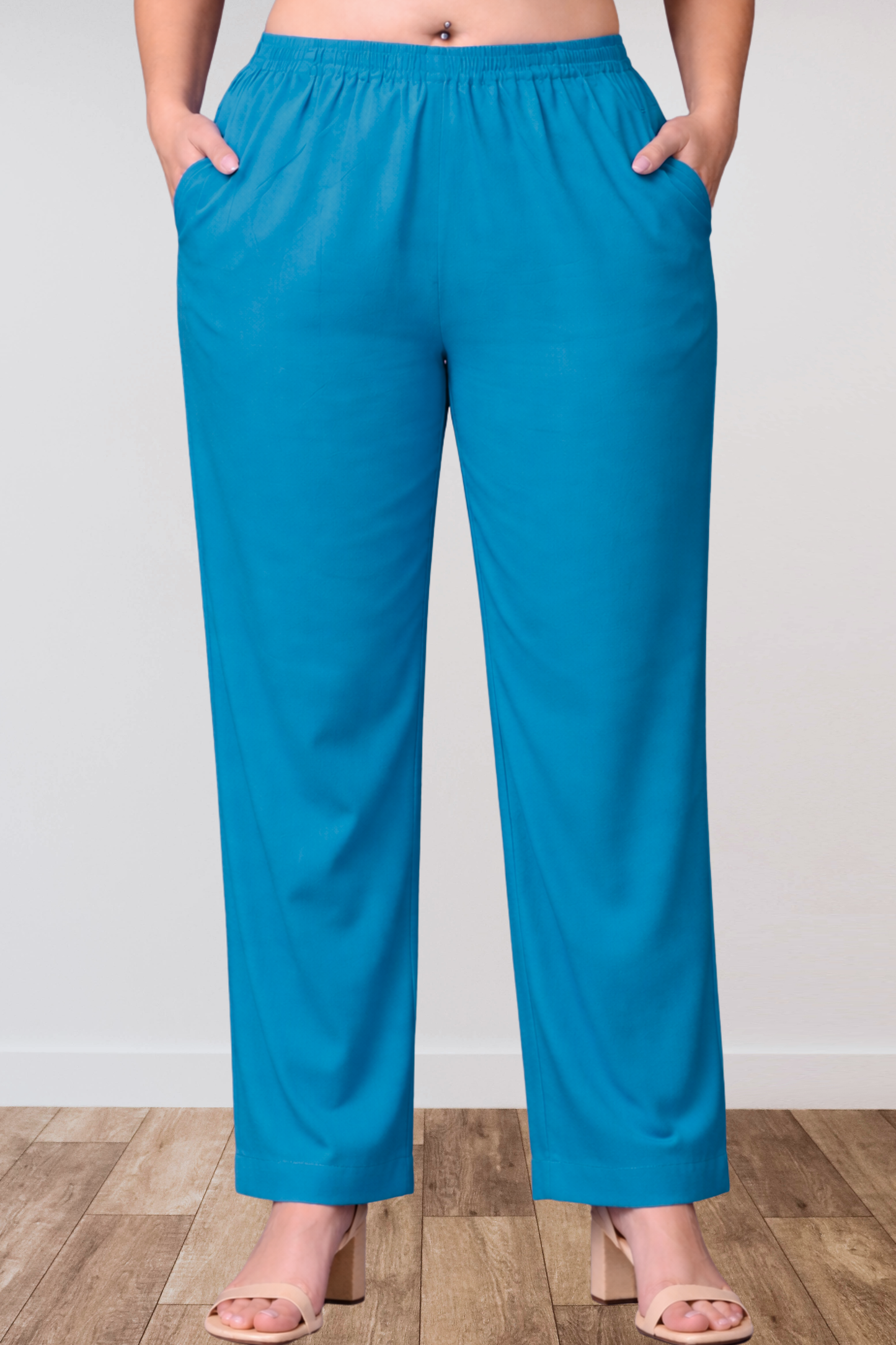 Firozi Anti Wrinkle Kurti Pants