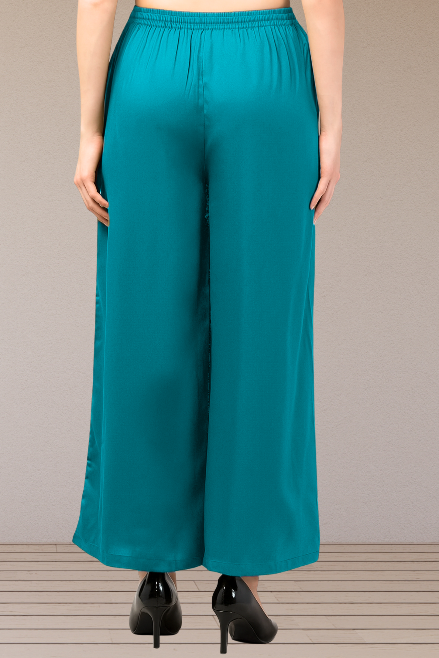 Firozi Flared Palazzo Pant