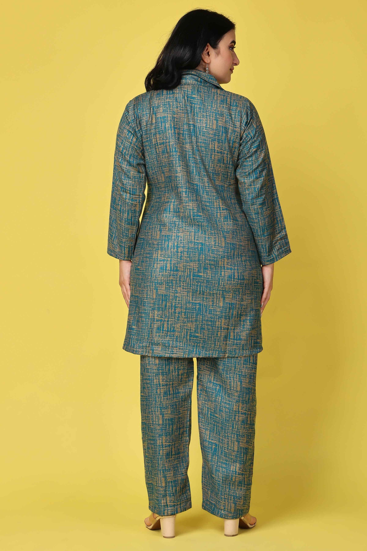 Buy Plus Size ​Willow Weaves Woollen Co-ord Set At Apella | Sizes XS to 10 XL | India | Free Delivery | Customized