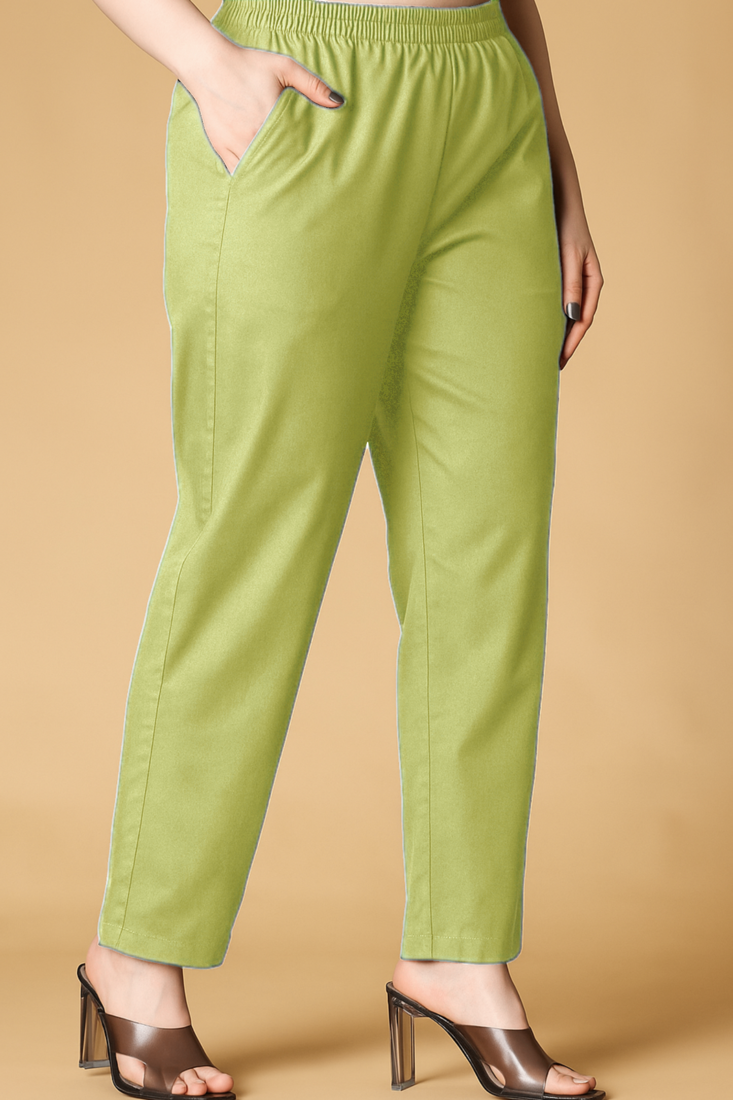 Fluorescent Cotton Kurti Pant