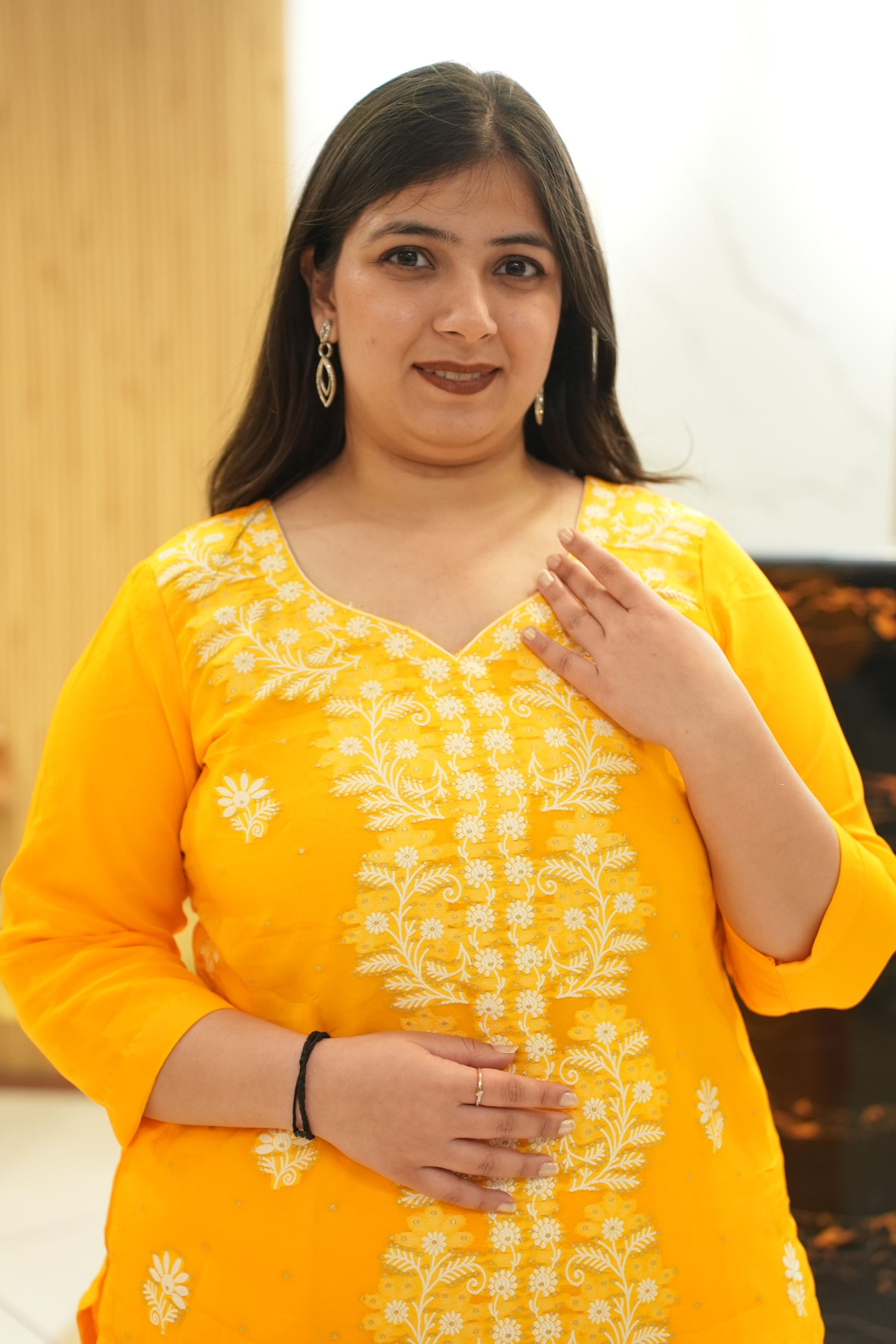 Buy Plus Size ​Golden Dawn Organza Suit Set | Apella