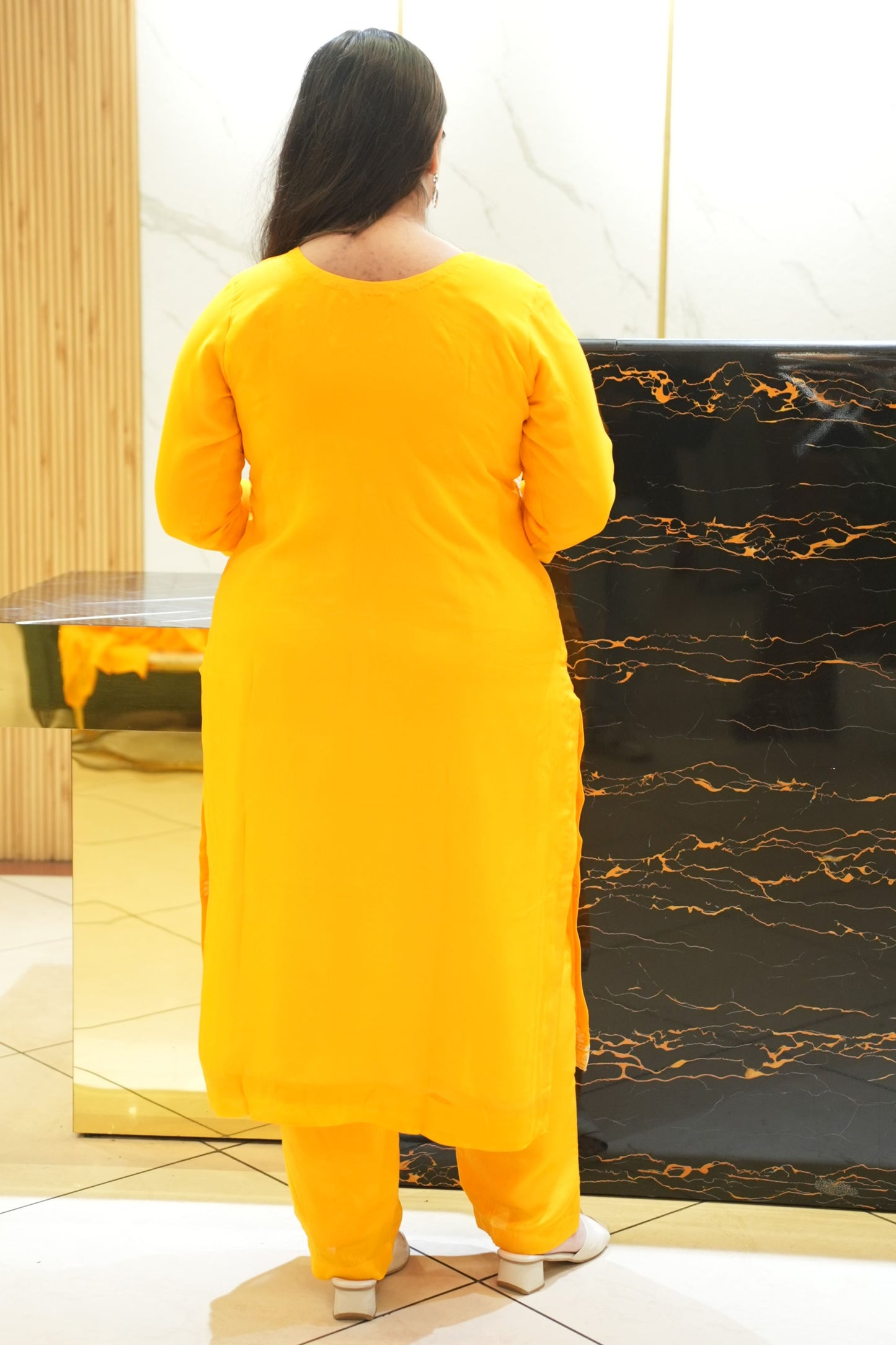 Buy Plus Size ​Golden Dawn Organza Suit Set | Apella