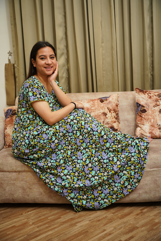 Lavender Fields Rayon Night Gown