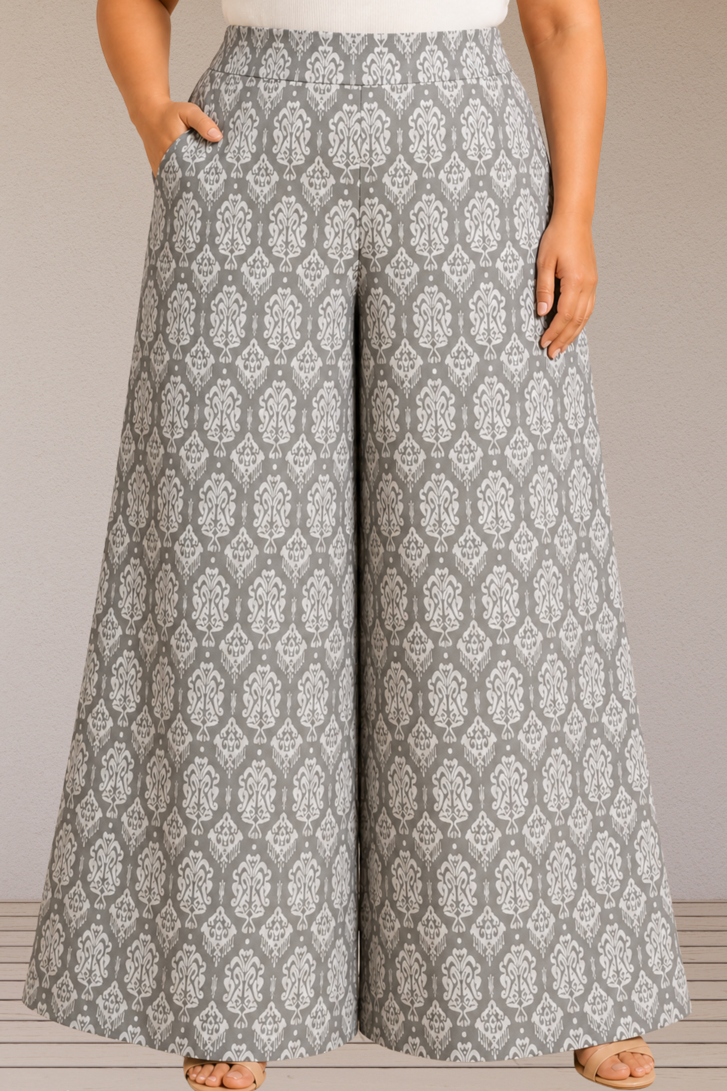 Smoky Ivory Rayon Lounge Pants