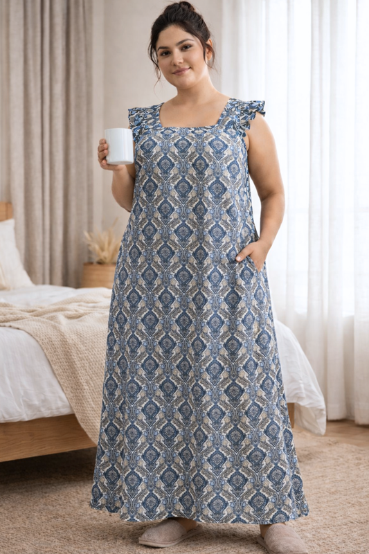 Indigo Heritage Summer Lounge Dress