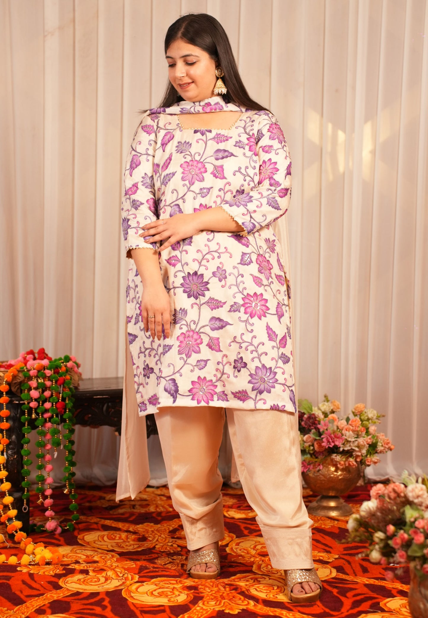Ziya Ivory Farshi Salwar Suit