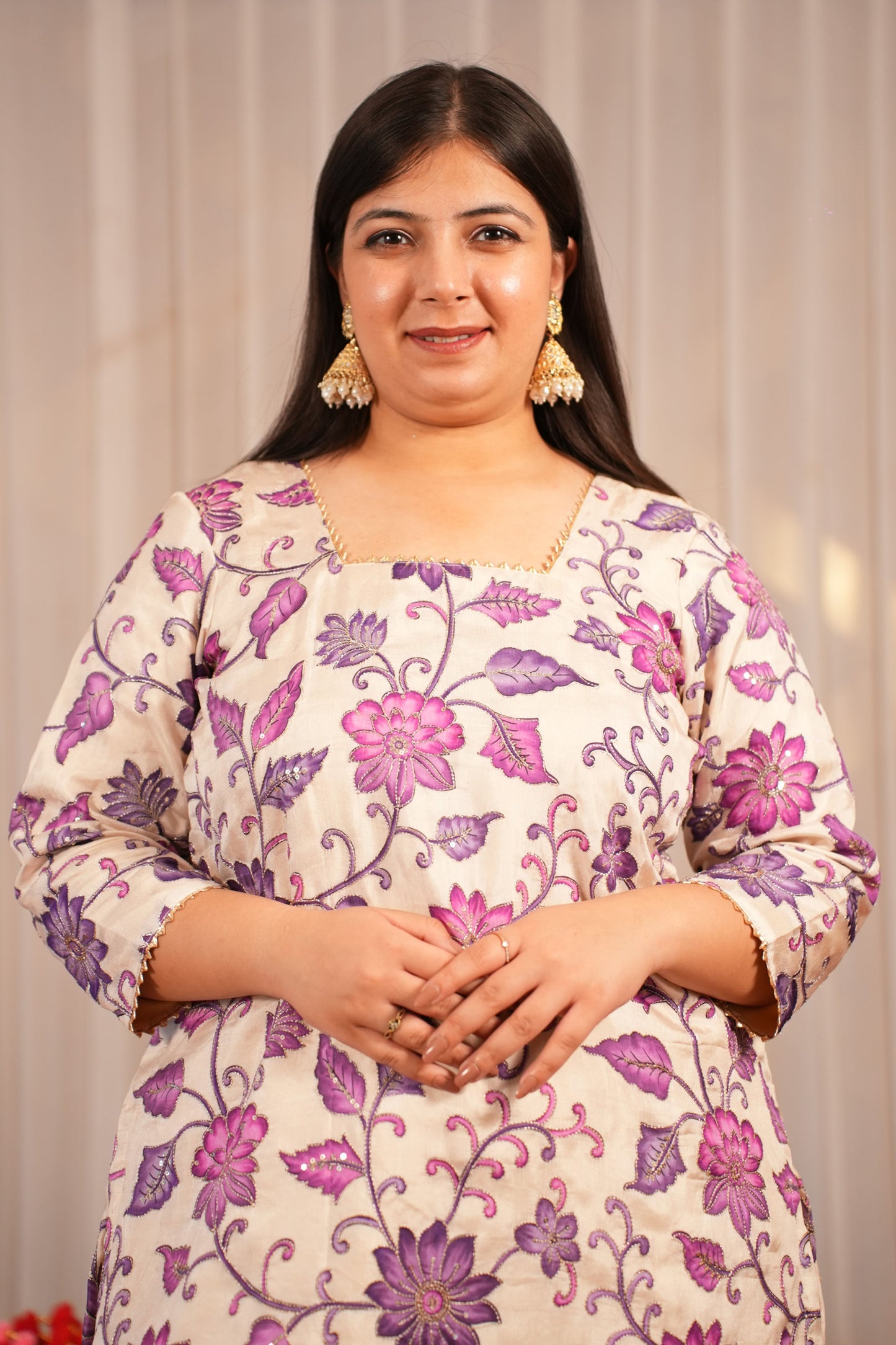 Ziya Ivory Farshi Salwar Suit