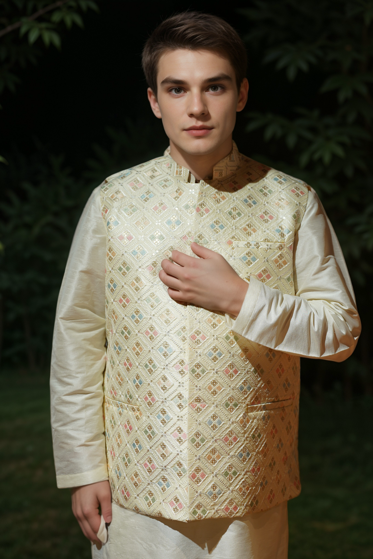 Ivory Majesty Jacket