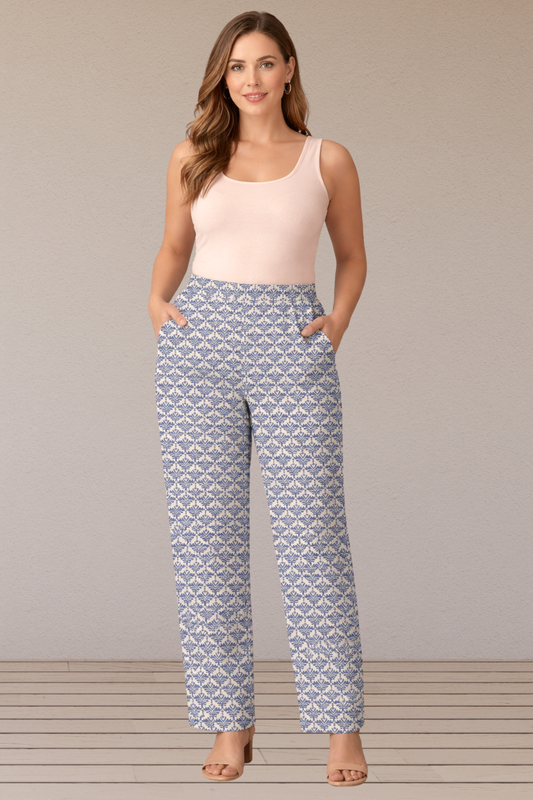 Ivory Neelakshi Cotton Lounge Pants