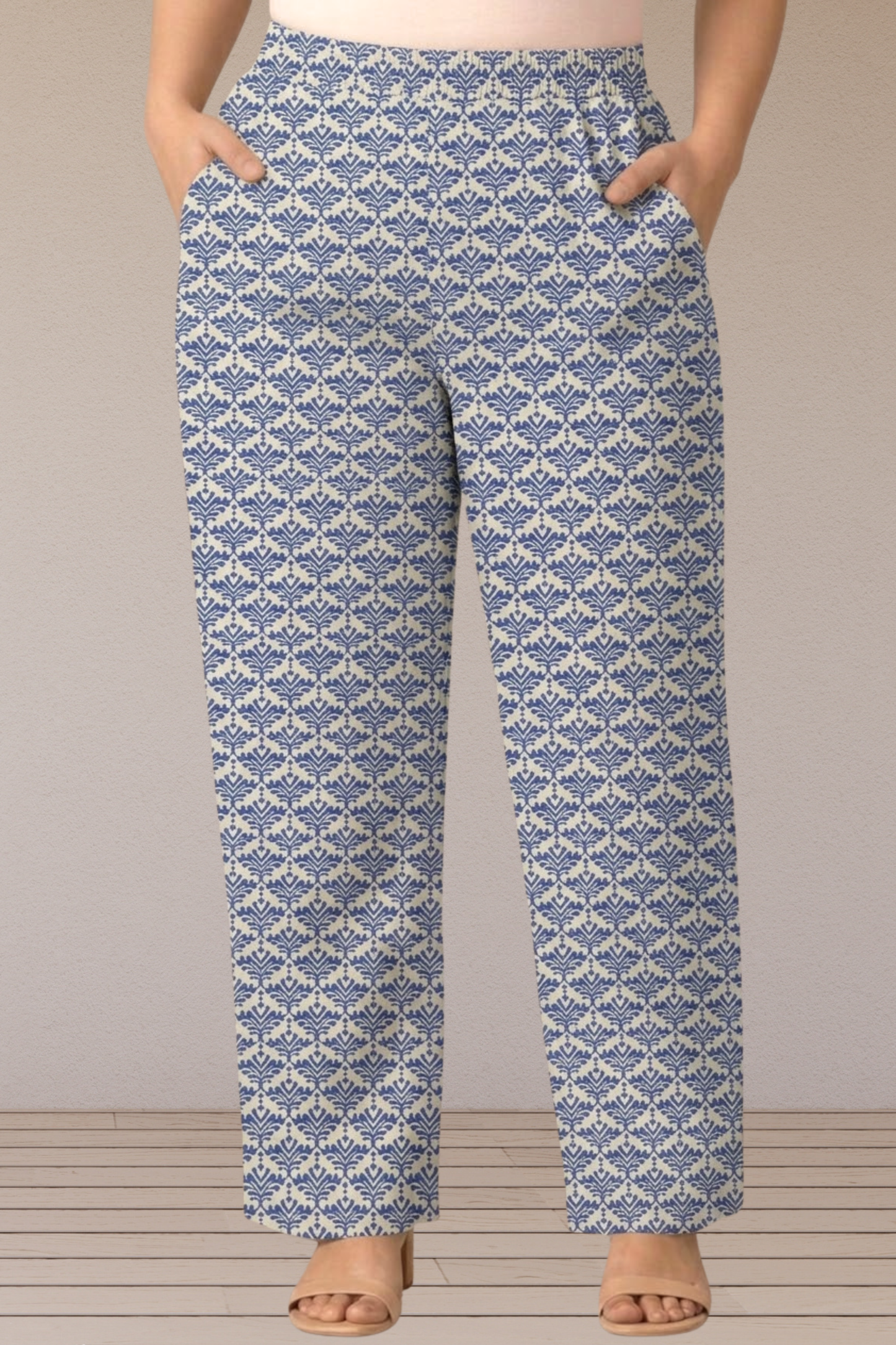 Ivory Neelakshi Cotton Lounge Pants