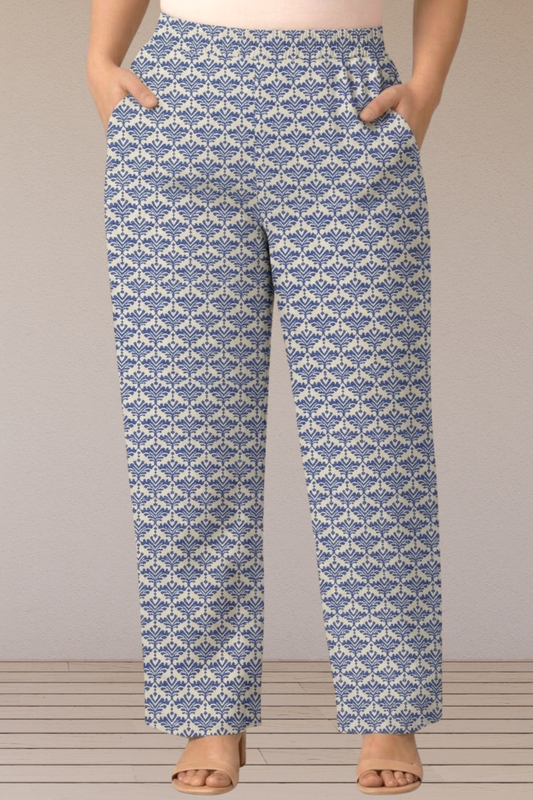 Ivory Neelakshi Cotton Lounge Pants