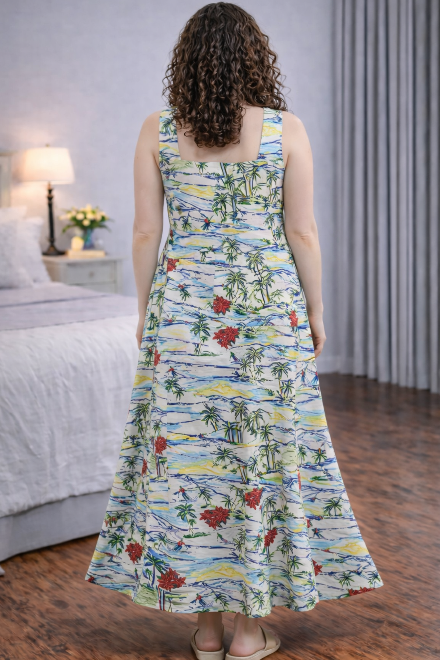 Island Escape Rayon Night Gown