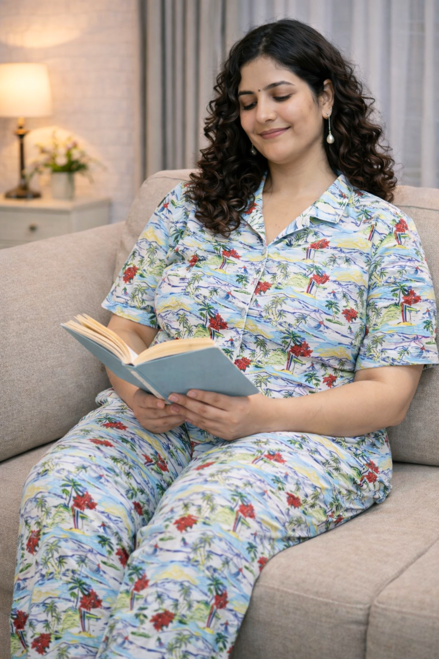 Island Escape Rayon Night Suit