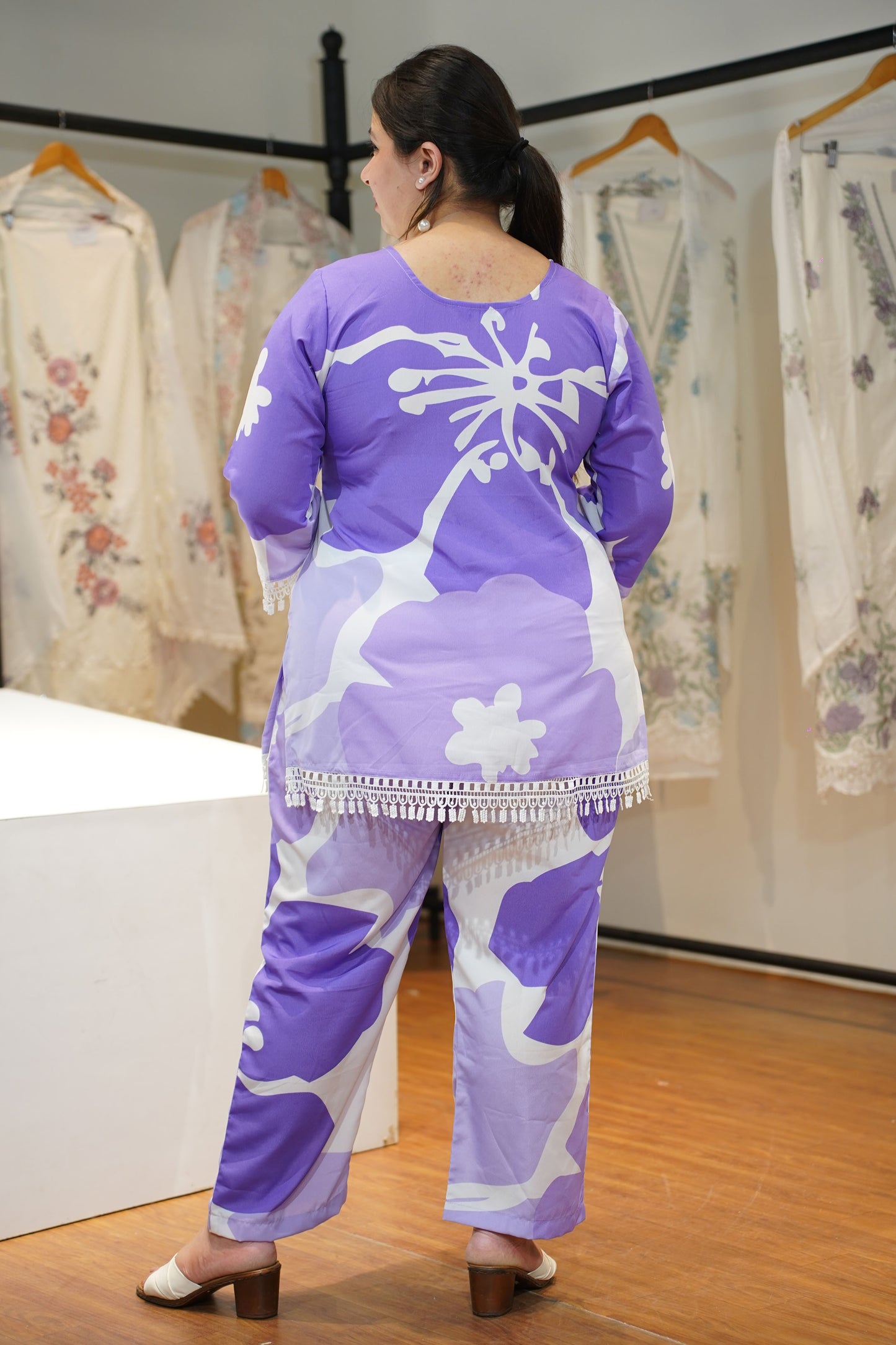 Dewdrop Delight Floral Co-ord Set