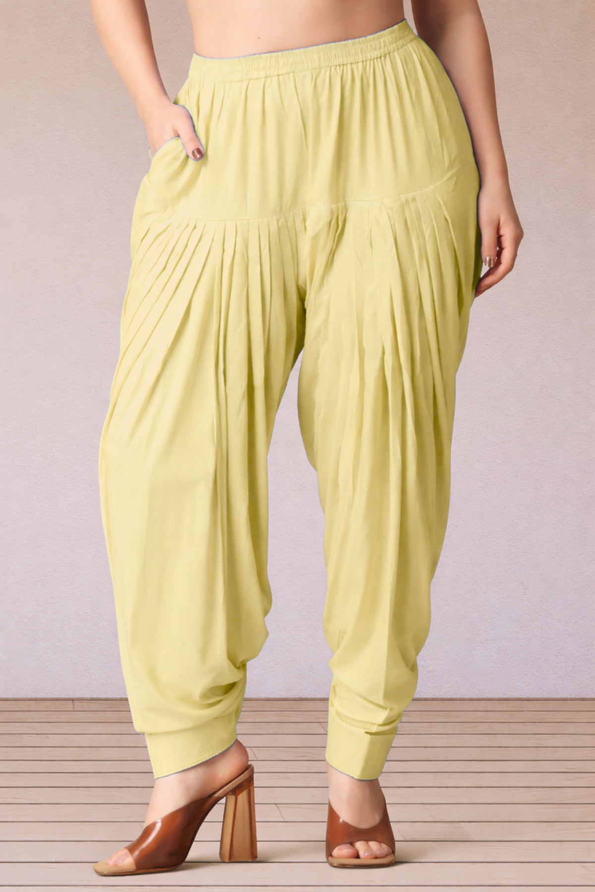 Lemon Rayon Patiala Salwar